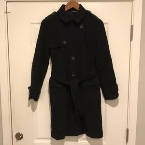 Banana Republic wool blend trench coat